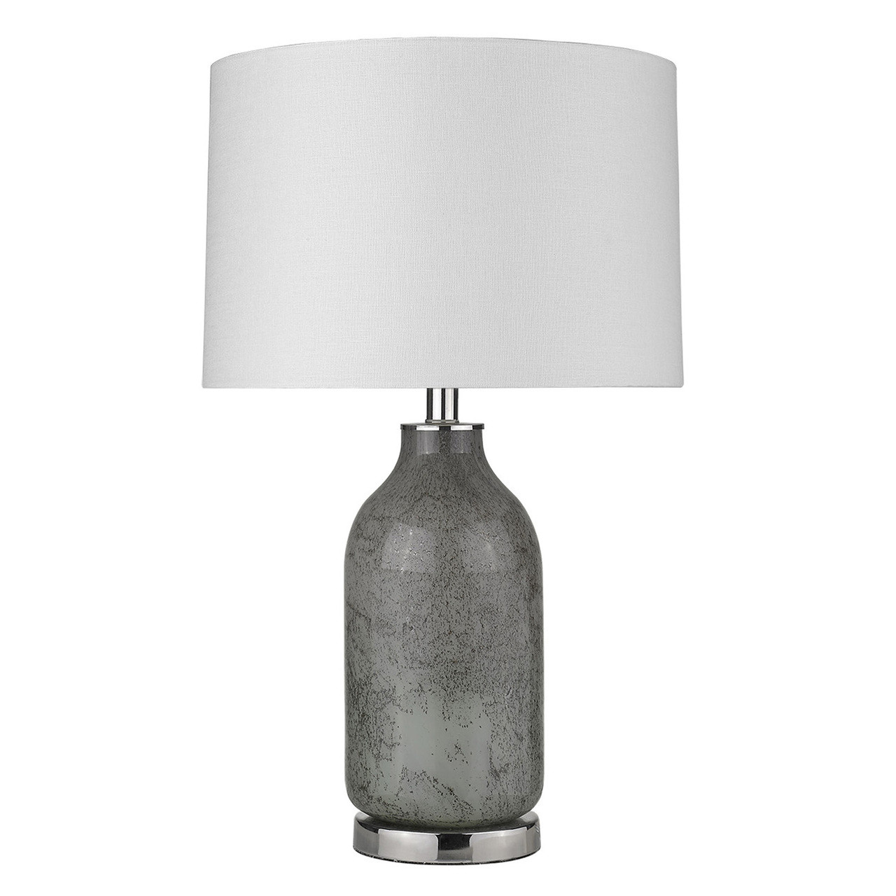 polished nickel table lamp