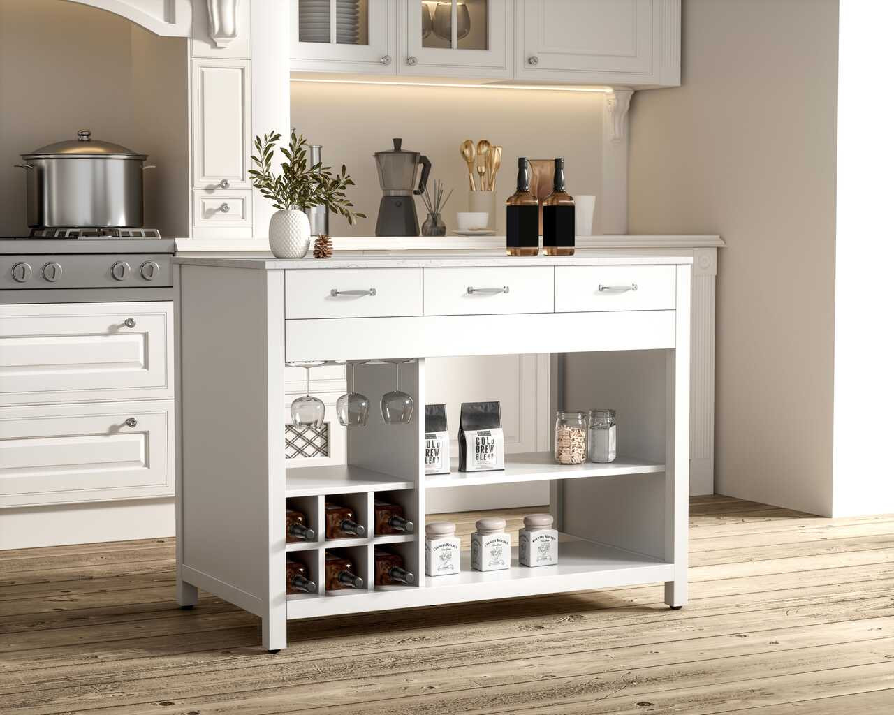 Elegant Furniture and Lighting Kitchen Island - Thumbnail 4