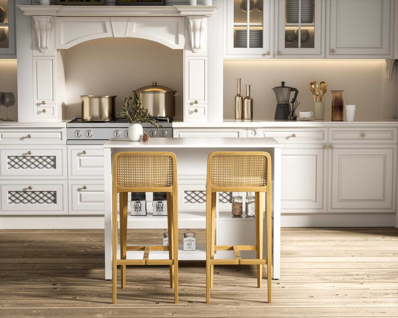 Elegant Furniture and Lighting Kitchen Island - Thumbnail 2