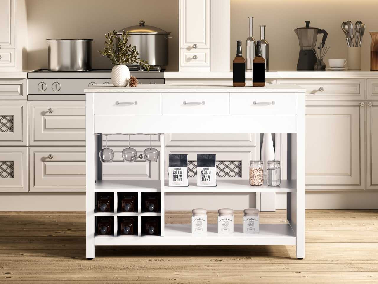 Elegant Furniture and Lighting Kitchen Island - Thumbnail 3