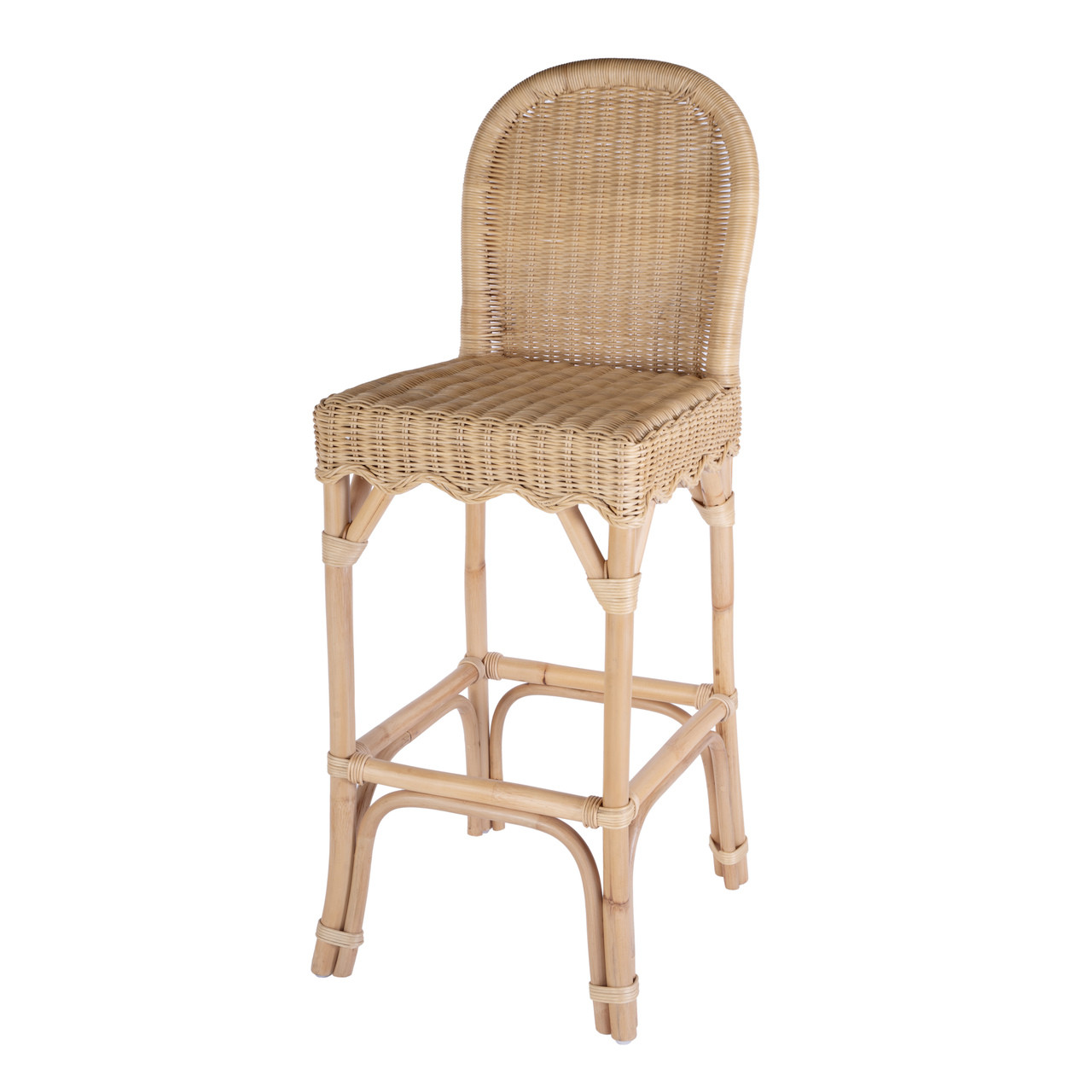 Butler Specialty Furniture Flora Rattan Bar Stool - Thumbnail 4
