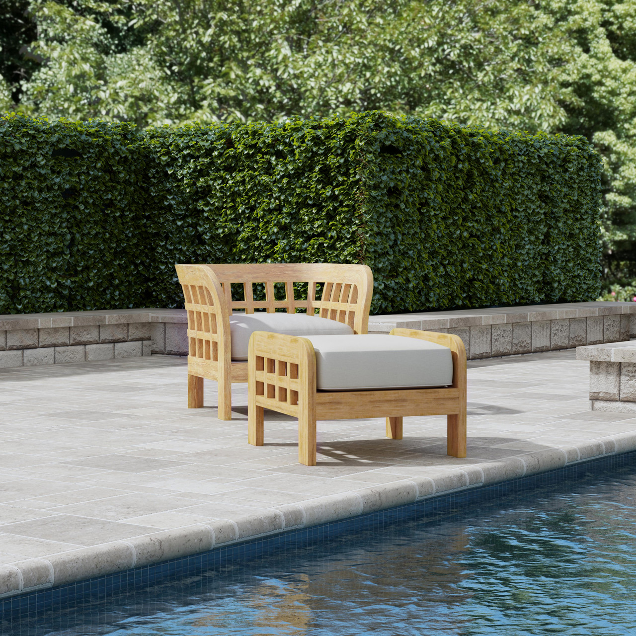 Butler Specialty Furniture Monhegan Ottoman - Thumbnail 4