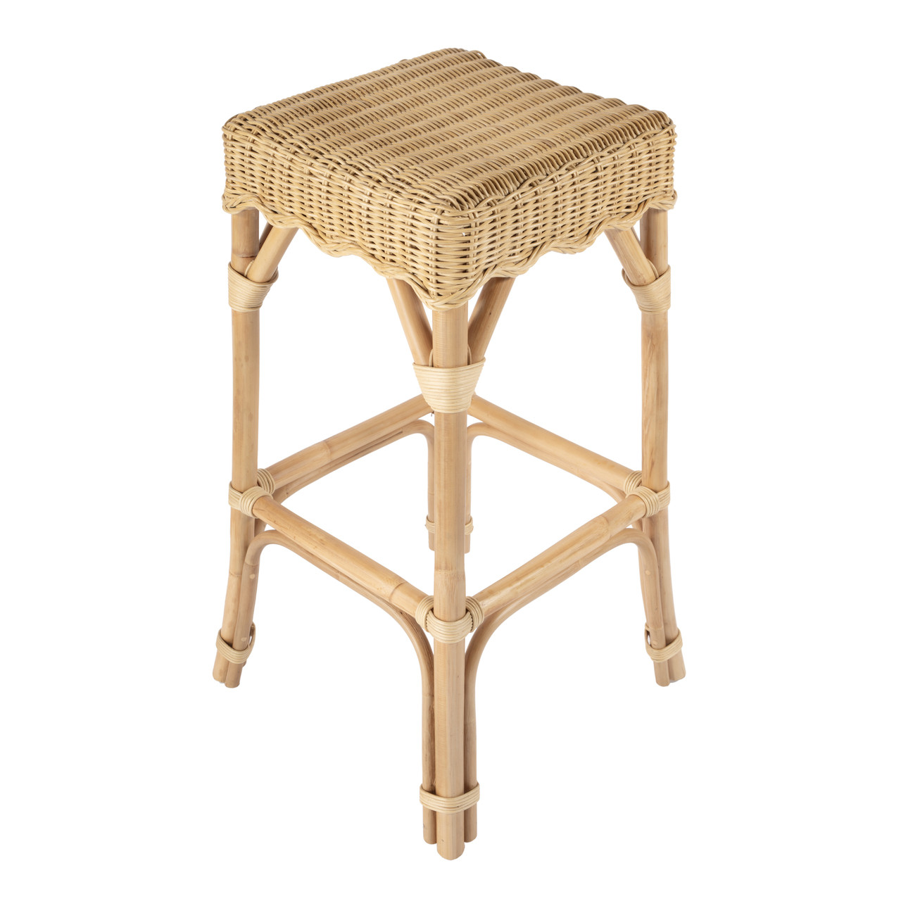 Butler Specialty Furniture Flora Scalloped Bar Stool - Thumbnail 3