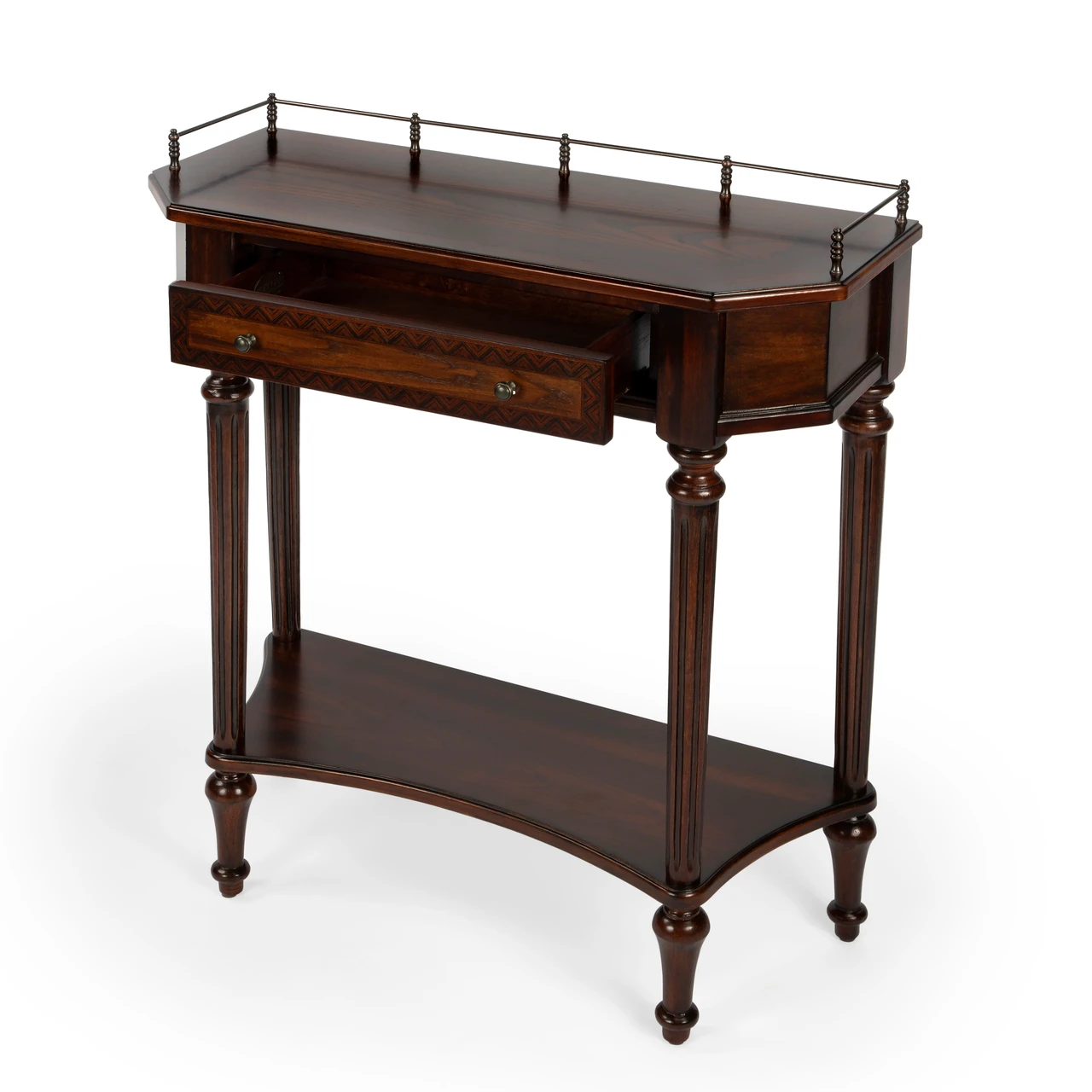 Butler Specialty Company Charleston 30 in. W Demilune Wood 1 Drawer ...