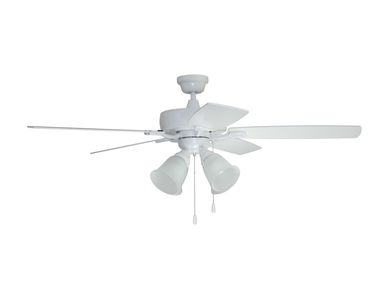 Craftmade Ceiling Fan with LED Light TCE52BNK5C1 Twist N Click 52 Inch, Brushed Polished Nickel - 3