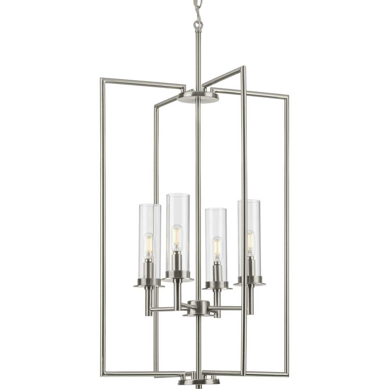 foyer pendant lighting brushed nickel