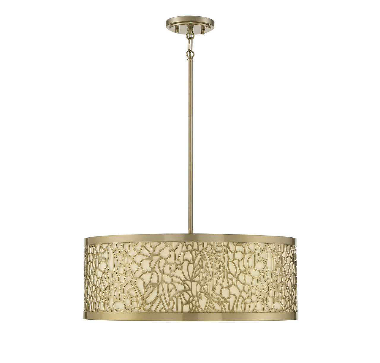 Beacon 4-Light Pendant in Burnished Brass (1-181-4-171