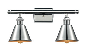 Smithfield 2 Light Bath Vanity Light In Polished Chrome (516-2W-Pc-M8)