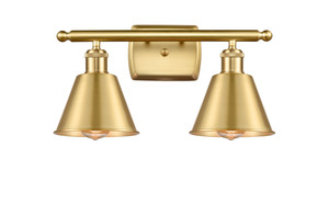 Smithfield 2 Light Bath Vanity Light In Satin Gold (516-2W-Sg-M8)