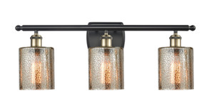 Cobbleskill 3 Light Bath Vanity Light In Black Antique Brass (516-3W-Bab-G116)