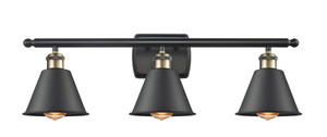 Smithfield 3 Light Bath Vanity Light In Black Antique Brass (516-3W-Bab-M8)