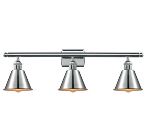 Smithfield 3 Light Bath Vanity Light In Polished Chrome (516-3W-Pc-M8)