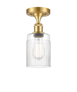 Hadley 1 Light Semi-Flush Mount In Satin Gold (516-1C-Sg-G342)