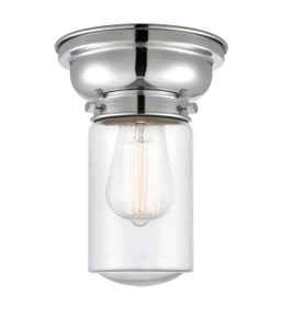 Dover 1 Light Flush Mount In Polished Chrome (623-1F-Pc-G314)