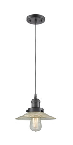 Halophane 1 Light Mini Pendant In Oil Rubbed Bronze (201C-Ob-G2) Halophane 1 Light Mini Pendant In Oil Rubbed Bronze (201C-Ob-G2)