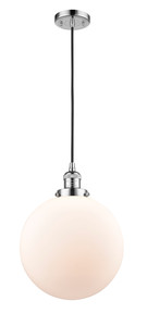 Beacon 1 Light Mini Pendant In Polished Chrome (201C-Pc-G201-12)