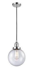 Beacon 1 Light Mini Pendant In Polished Chrome (201C-Pc-G204-8)