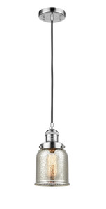 Small Bell 1 Light Mini Pendant In Polished Chrome (201C-Pc-G58)