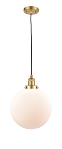 Beacon 1 Light Mini Pendant In Satin Gold (201C-Sg-G201-12) Beacon 1 Light Mini Pendant In Satin Gold (201C-Sg-G201-12)