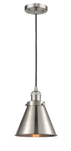 Appalachian 1 Light Mini Pendant In Brushed Satin Nickel (201C-Sn-M13-Sn)
