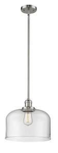 Bell 1 Light Mini Pendant In Polished Nickel (201S-Pn-G72-L)