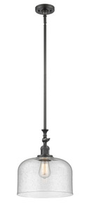 X-Large Bell 1 Light Mini Pendant In Oil Rubbed Bronze (206-Ob-G74-L)