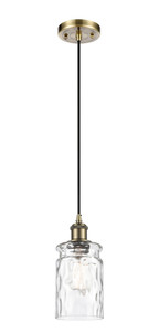 Candor 1 Light Mini Pendant In Antique Brass (516-1P-Ab-G352)