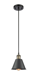 Smithfield 1 Light Mini Pendant In Black Antique Brass (516-1P-Bab-M8) Smithfield 1 Light Mini Pendant In Black Antique Brass (516-1P-Bab-M8)