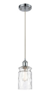 Candor 1 Light Mini Pendant In Polished Chrome (516-1P-Pc-G352)