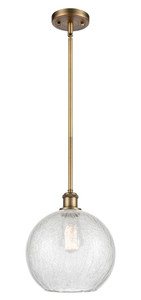 Athens 1 Light Mini Pendant In Brushed Brass (516-1S-Bb-G125-10) Athens 1 Light Mini Pendant In Brushed Brass (516-1S-Bb-G125-10)