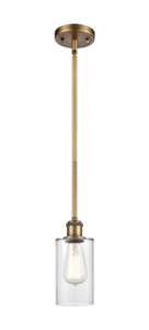 Clymer 1 Light Mini Pendant In Brushed Brass (516-1S-Bb-G802)