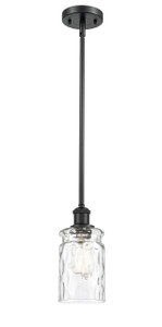 Candor 1 Light Mini Pendant In Matte Black (516-1S-Bk-G352)