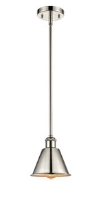 Smithfield 1 Light Mini Pendant In Polished Nickel (516-1S-Pn-M8)
