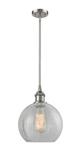 Athens - 1 Light - 8 inch - Brushed Satin Nickel - Mini Pendant (516-1S-SN-G125-8)