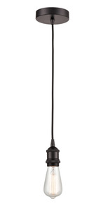 Edison 1 Light Mini Pendant In Oil Rubbed Bronze (616-1P-Ob)