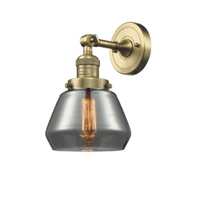 Fulton 1 Light Sconce In Antique Brass (203-Ab-G173)