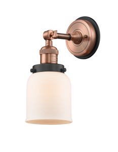 Small Bell 1 Light Sconce In Antique Copper (203Bp-Acbk-G51)