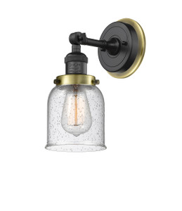 Small Bell 1 Light Sconce In Matte Black (203Bp-Bkab-G54)
