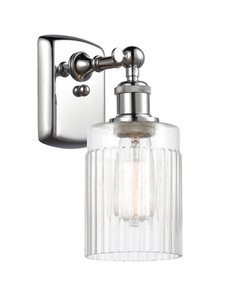 Hadley 1 Light Sconce In Polished Chrome (516-1W-Pc-G342)