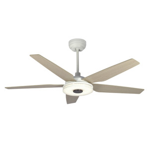 Elira 52" White Outdoor Smart Ceiling Fan, LED Light Kit (VS525S-L13-W6-1)