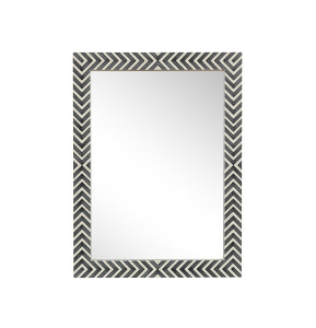 Rectangular Mirror 36X27 Inch In Chevron (MR52736)