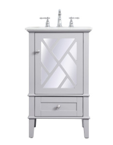 Luxe 21" Single Grey Bathroom Vanity (VF30221GR) Luxe 21" Single Grey Bathroom Vanity (VF30221GR)