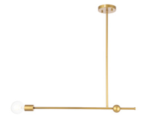 Brees 1 Light Brass Pendant (LD8043D27BR) Brees 1 Light Brass Pendant (LD8043D27BR)