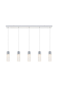 Constellation 5 Light Chrome Led Pendant (5200D42C)
