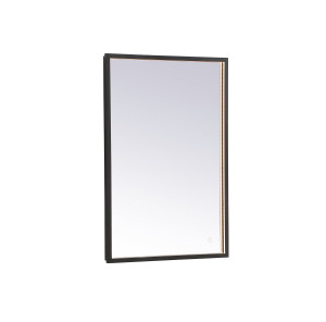 Pier 18X30 Inch Led Mirror With Adjustable Color Temperature 3000K/4200K/6400K In Black (MRE61830BK) Pier 18X30 Inch Led Mirror With Adjustable Color Temperature 3000K/4200K/6400K In Black (MRE61830BK)