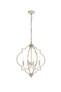 Sandara 4 Lights Pendant In Weathered Dove (LD7065D20WD)
