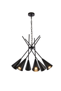 Casen 32 Inch Pendant In Black (LD651D32BK)
