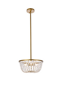 Gianna 13 Inch Pendant In Brass (1114D13BR) Gianna 13 Inch Pendant In Brass (1114D13BR)