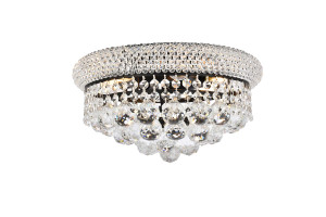 Primo 14 Inch Black Flush Mount (V1800F14BK/RC)