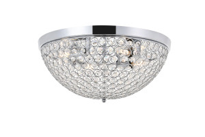 Taye 4 Light Chrome Flush Mount (LD5012F18C) Taye 4 Light Chrome Flush Mount (LD5012F18C)